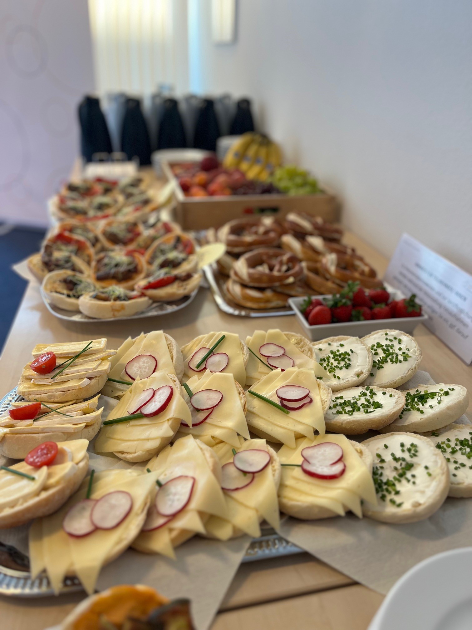 Buffet für des Business Talks